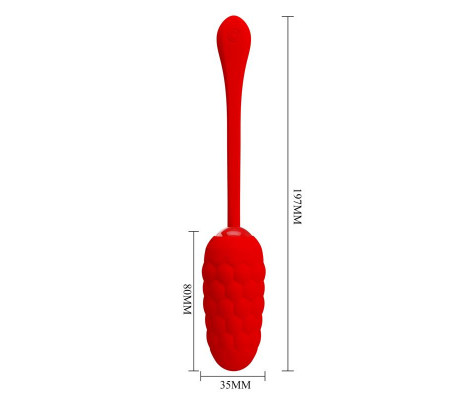 Marina Huevo Vibrador Rojo