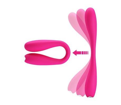 Yedda Vibrador con Esqueleto Punto G Rosa