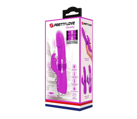 Dorothy Vibrador con Función Up and Down USB Púrpura