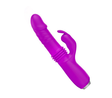 Dorothy Vibrador con Función Up and Down USB Púrpura