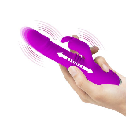 Dorothy Vibrador con Función Up and Down USB Púrpura