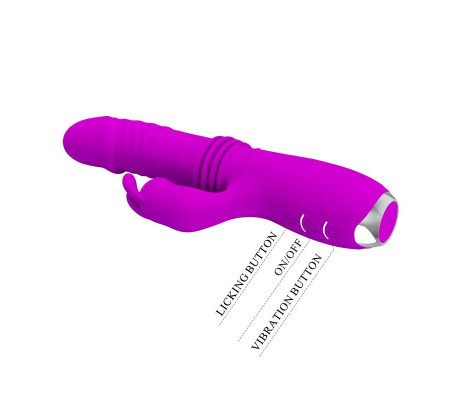 Dorothy Vibrador con Función Up and Down USB Púrpura