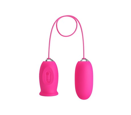 Daisy Huevo Vibrador y Lengua Estimuladora Rosa