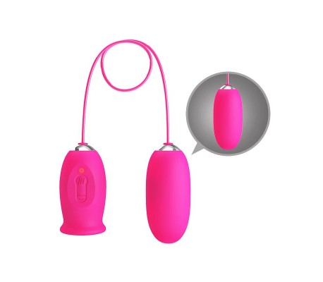 Daisy Huevo Vibrador y Lengua Estimuladora Rosa