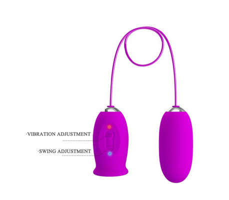 Daisy Huevo Vibrador y Estimulador con Lengua