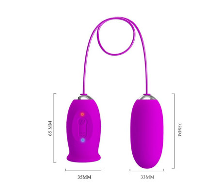 Daisy Huevo Vibrador y Estimulador con Lengua