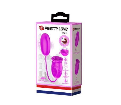 Daisy Huevo Vibrador y Estimulador con Lengua