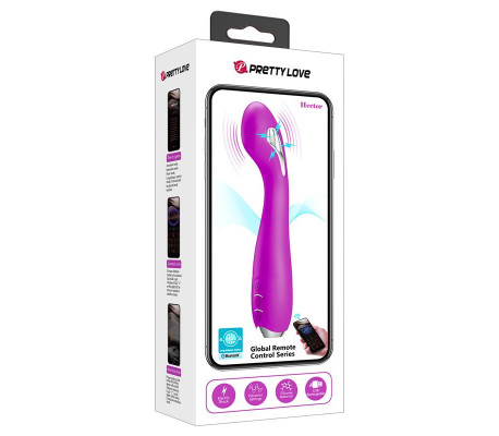 Hector Vibrador con Electroshock y App Rosa