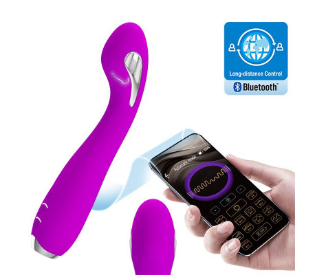 Hector Vibrador con Electroshock y App Rosa