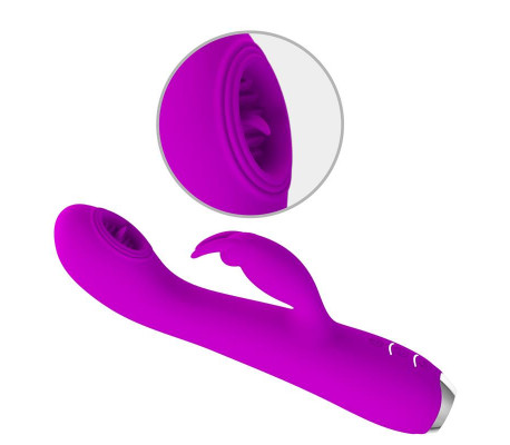Rachel Vibrador con Lengua y Movimiento
