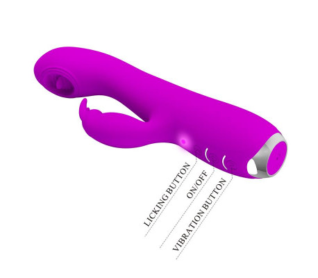 Rachel Vibrador con Lengua y Movimiento