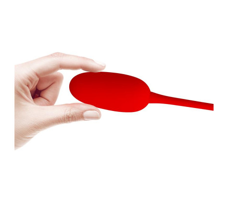 Knucker Huevo Vibrador Rojo
