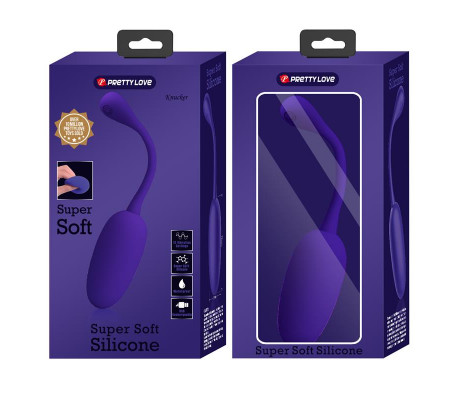 Knucker Huevo Vibrador Púrpura