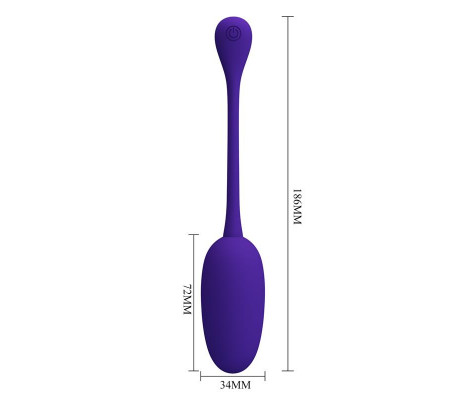 Knucker Huevo Vibrador Púrpura