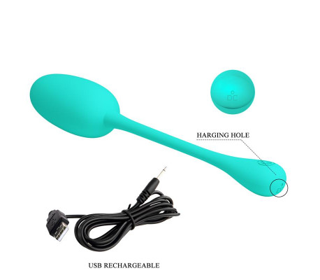 Knucker Huevo Vibrador Verde