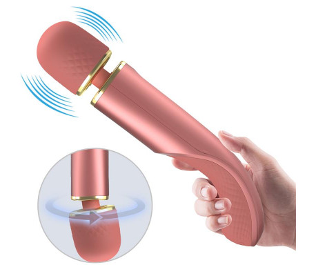 Masajeador USB Silicona Rosa