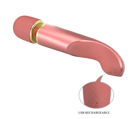 Masajeador USB Silicona Rosa
