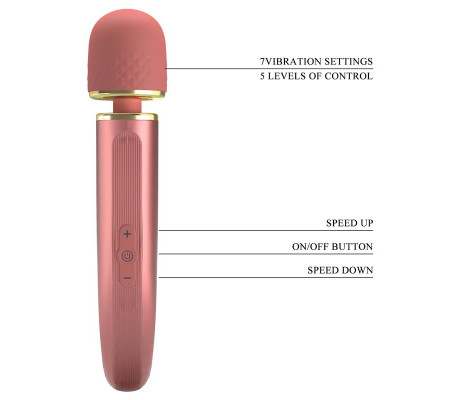 Masajeador USB Silicona Rosa