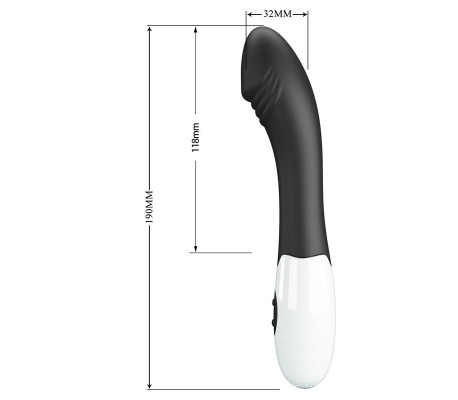 Vibrador Elemental 30 Funiones Negro