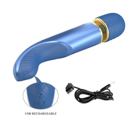 Masajeador USB Silicona Azul