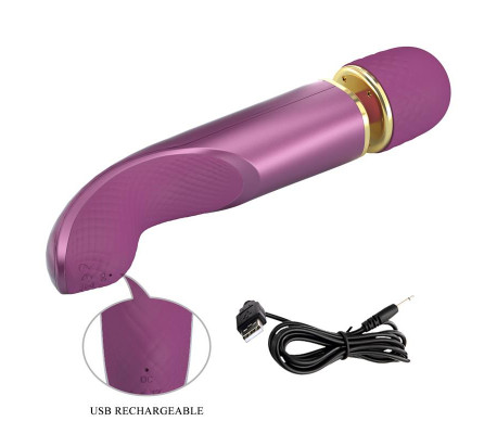Masajeador USB Silicona Púrpura