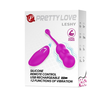 Leshy Huevo Vibrador con Control Remoto USB