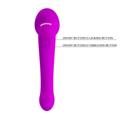 Faust Vibrador con Lengua Estimuladora USB