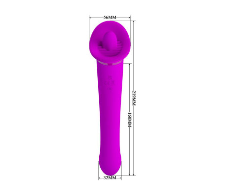 Faust Vibrador con Lengua Estimuladora USB