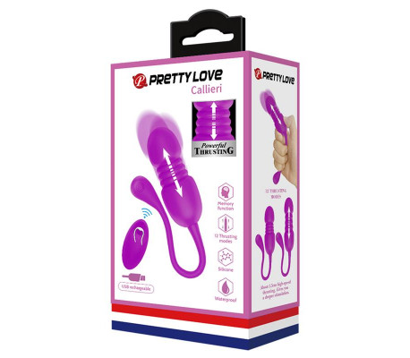 Callieri Huevo Vibrador con Thrusting y Control Remoto