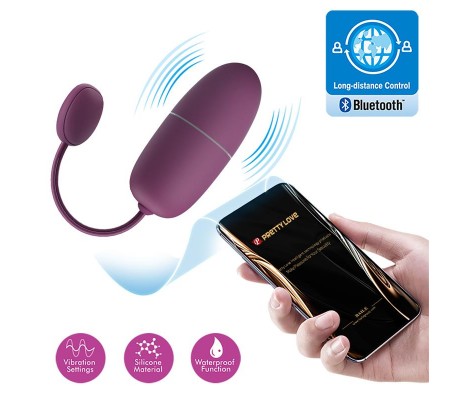 Nymph Huevo Vibrador con APP
