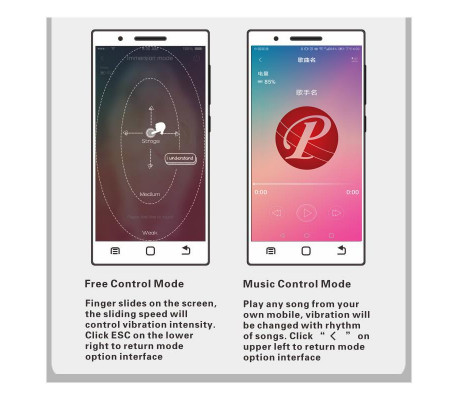 Nymph Huevo Vibrador con APP Movil