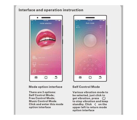 Nymph Huevo Vibrador con APP Movil
