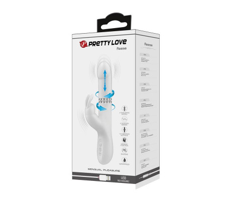 Reese Vibrador con Bolas Giratorias y Movimiento