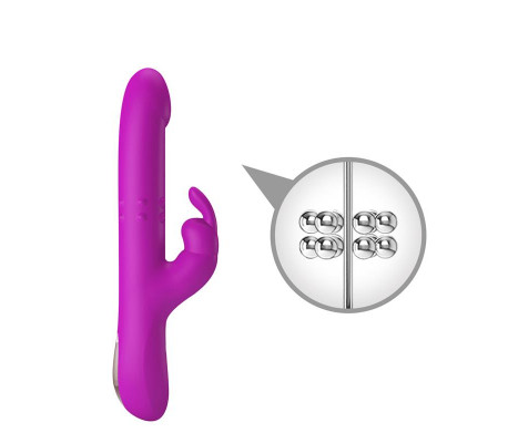 Reese Vibrador con Bolas Internas y Thrusting USB