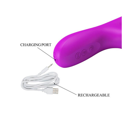 Reese Vibrador con Bolas Internas y Thrusting USB