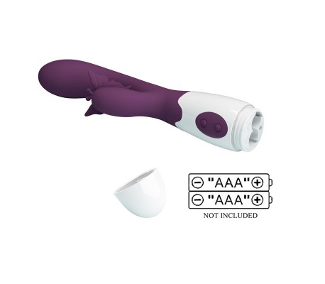 Vibrador Butterfly Kiss 30 funciones Púrpura