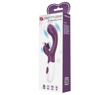 Vibrador Butterfly Kiss 30 funciones Púrpura