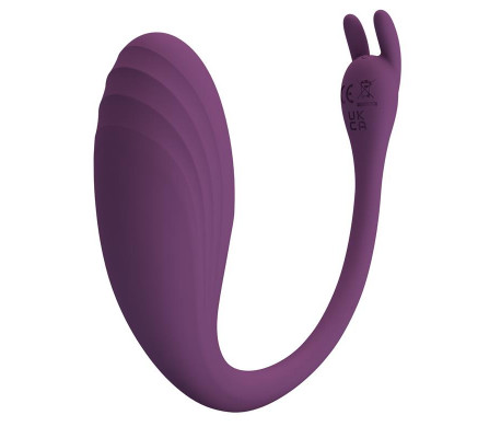 Catalina Huevo Vibrador con APP Púrpura