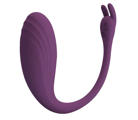 Catalina Huevo Vibrador con APP Púrpura