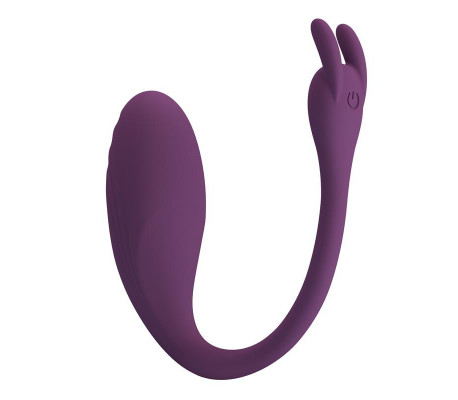 Catalina Huevo Vibrador con APP Púrpura