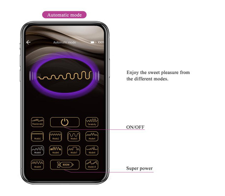 Catalina Huevo Vibrador con APP Rosa