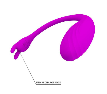 Catalina Huevo Vibrador con APP Rosa