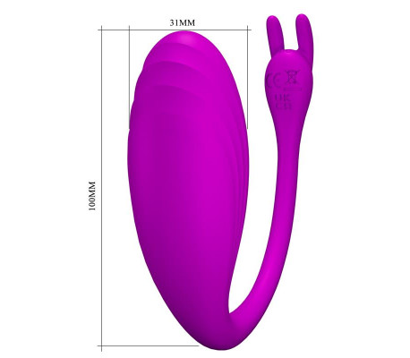 Catalina Huevo Vibrador con APP Rosa