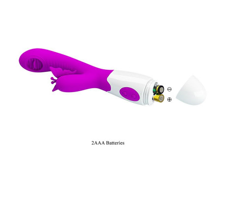 Moth Vibrador con Lengua Tickling