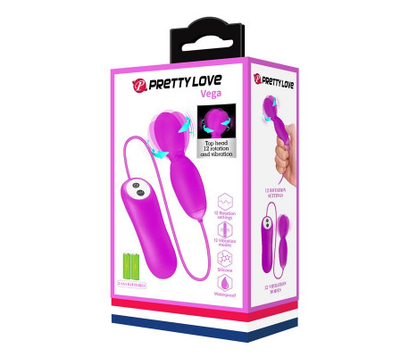 Vega Huevo Vibrador con Rotación