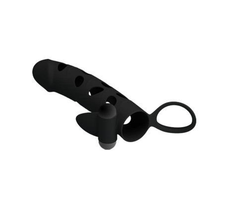 Funda para el Pene con Bala Color Negro