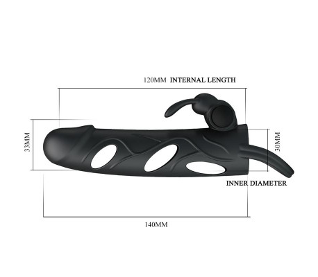 Funda para el Pene con Vibración 5.5