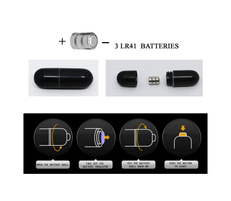 Anillo Vibrador Eudora Color Negro
