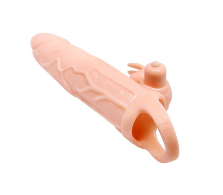 Brave Man Funda para el Pene con Vibración + 5cm
