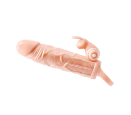 Brave Man Funda para el Pene con Vibración + 5cm